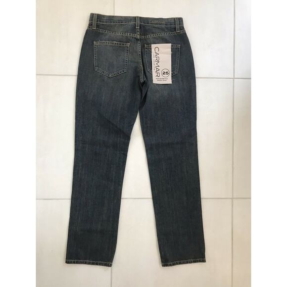 Carmar Matt Baggy Distressed Mid Rise Non Stretch Jeans - Picture 8 of 12